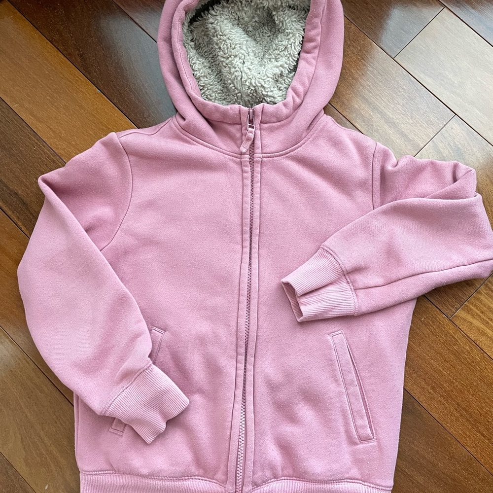Uniqlo fleece lined hoodie size 9-10